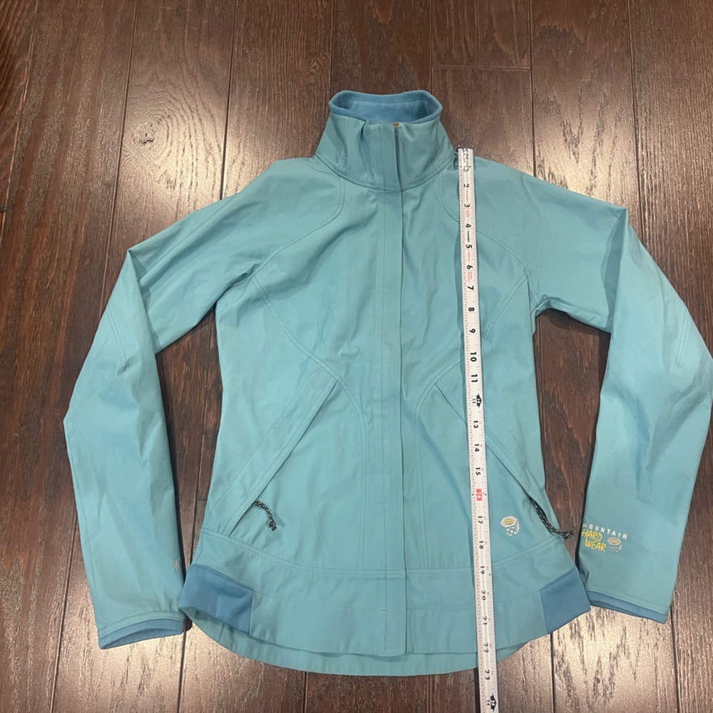 Mountain Hardware Women Teal Lightweight Soft shell Jacket Size X-Small